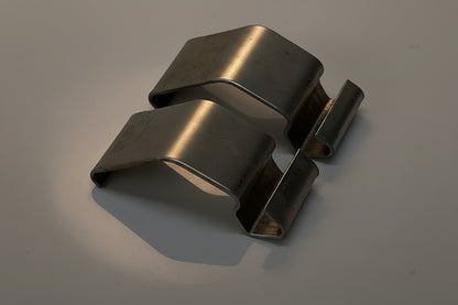 CODE 3 MX7000 LEDX 2100 Excalibur 360 - Set of Two stainless Dome Clips