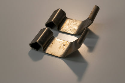 CODE 3 MX7000 LEDX 2100 Excalibur 360 - Set of Two stainless Dome Clips