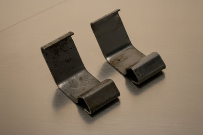 CODE 3 MX7000 LEDX 2100 Excalibur 360 - Set of Two stainless Dome Clips