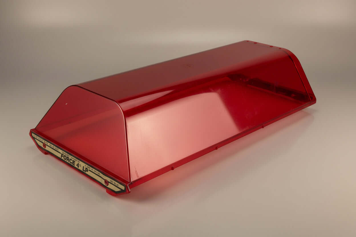 Code 3 Parts - Force 4 LP Red Dome Lens
