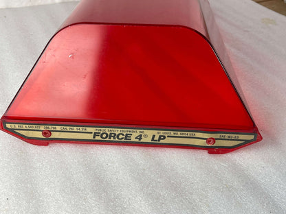 Code 3 Parts - Force 4 LP Red Dome Lens