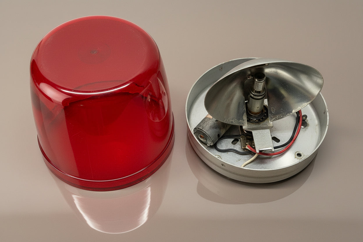 Code 3 PSE Model 550 Red Beacon Fast Speed Rotator Light