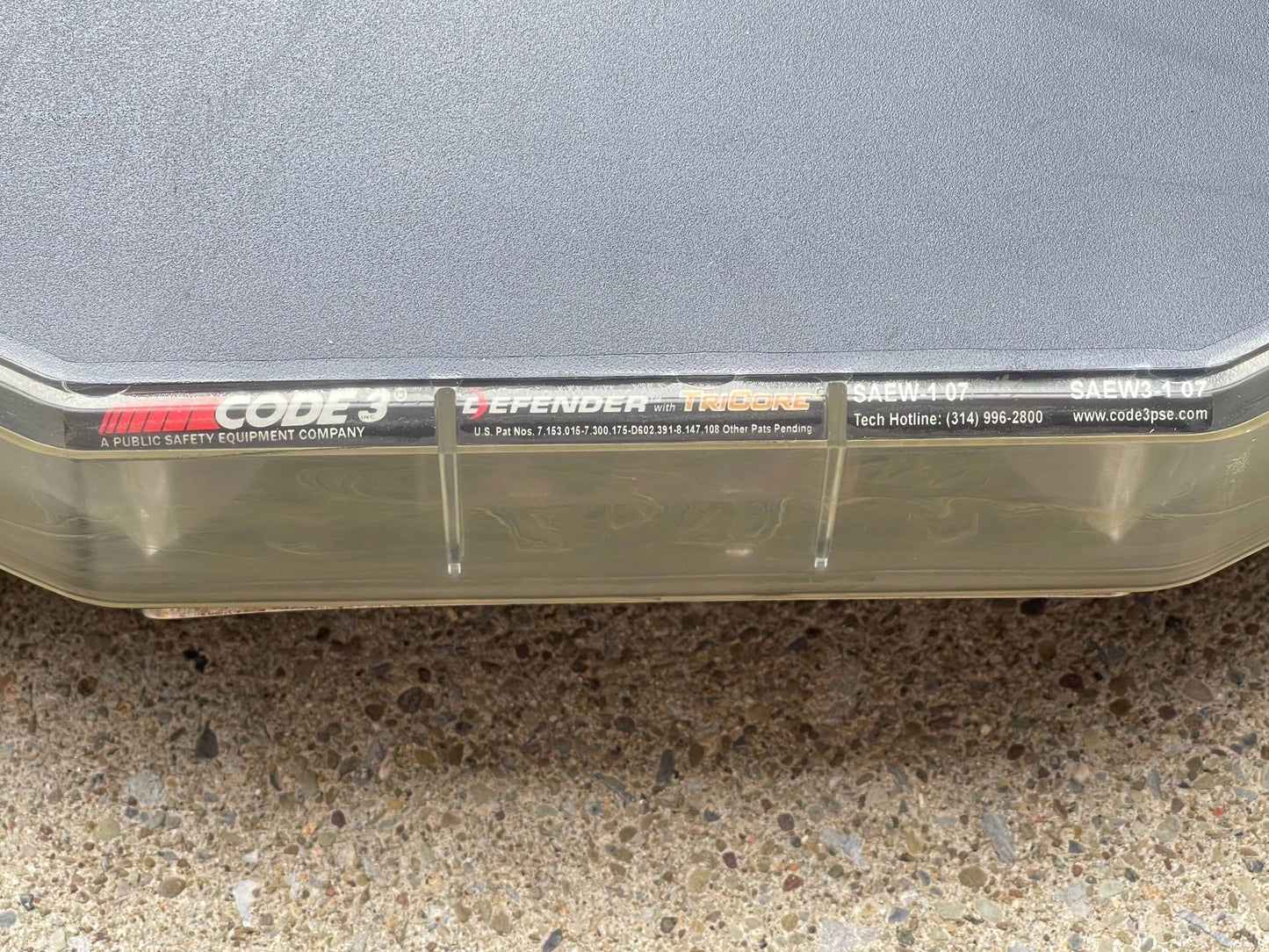 Code 3 Defender Lot of 5 TriCore Lightbars - 53" Blue / Red with Takedown and Alley Lights