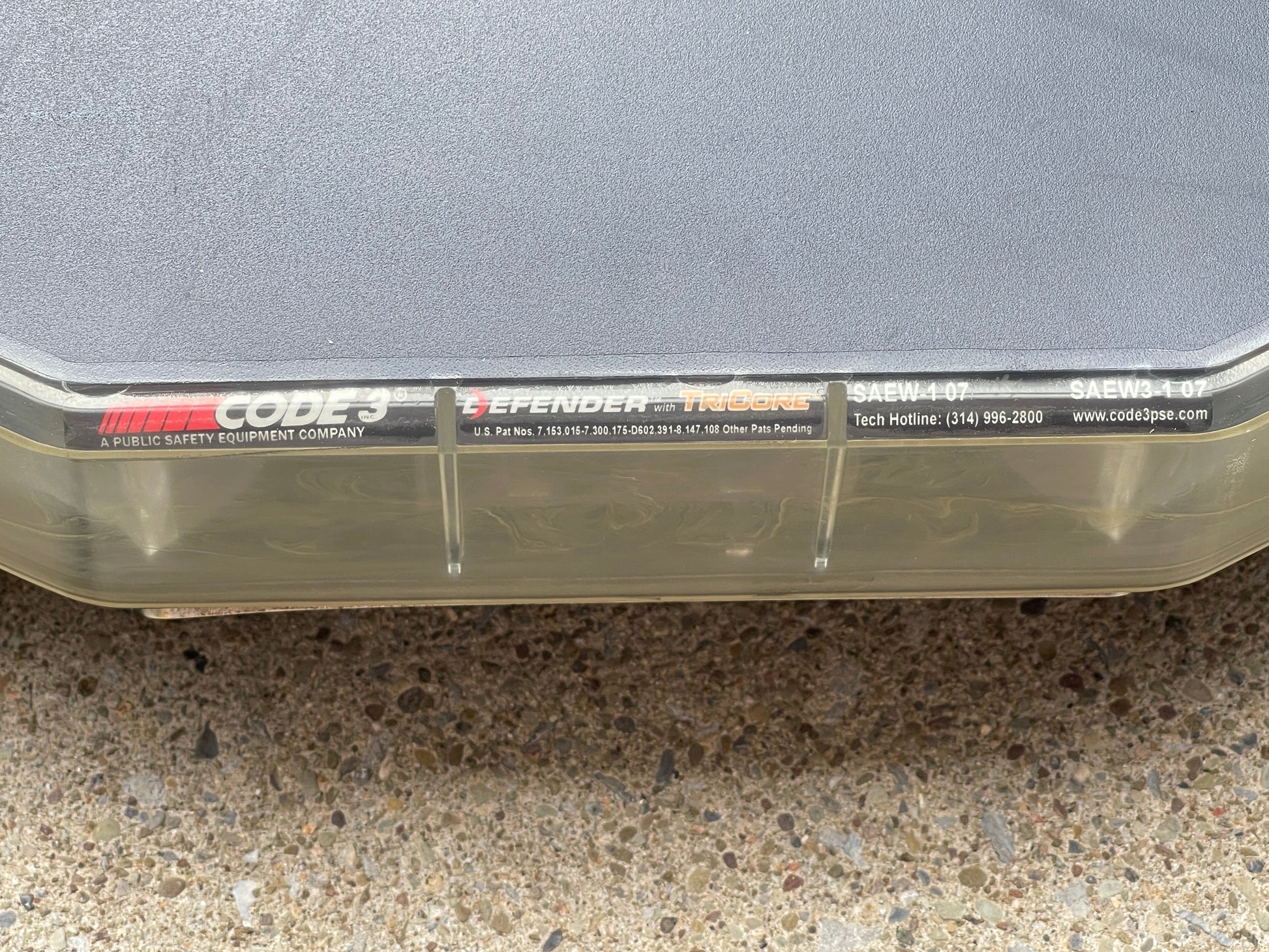 Code 3 Defender Lot of 5 TriCore Lightbars - 53" Blue / Red with Takedown and Alley Lights