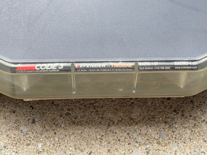 Code 3 Defender Lot of 5 TriCore Lightbars - 53" Blue / Red with Takedown and Alley Lights