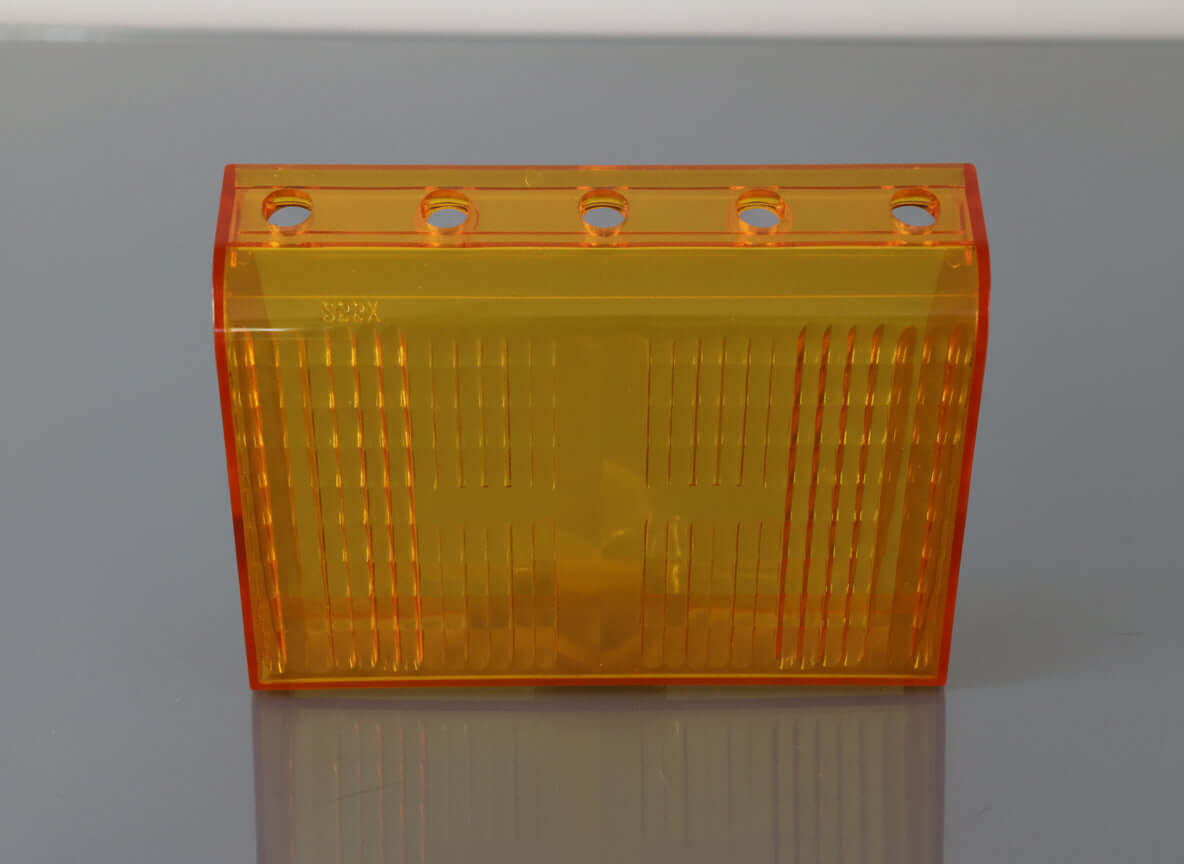 Code 3 MX7000 Lightbar - Lower Amber Filter 5 Hole P/N: 255X