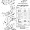 Federal Signal AeroDynic Lightbar Hook-On Mounting Kit Model 24HK-3 Stainless Steel - Parts List