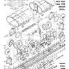 Federal Signal AeroDynic Wrecker Special Lightbar 25RW 25RWS 25RWL 25RWLS - Parts List