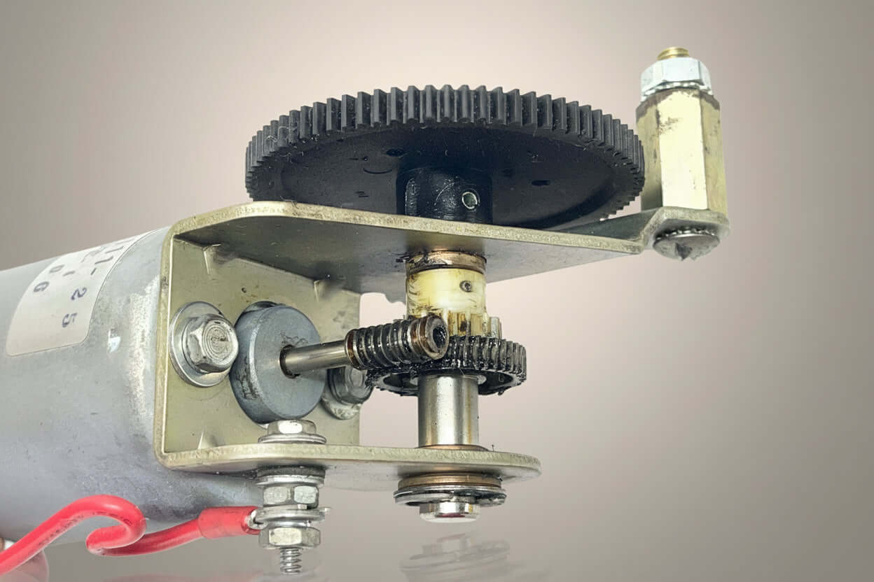 Federal Signal Aerodynic Drive Motor And Gear Assembly