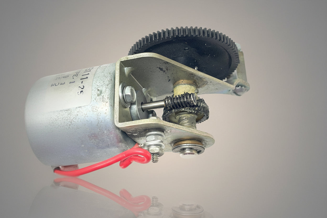 Federal Signal Aerodynic Lightbar - Drive Motor And Gear Assembly