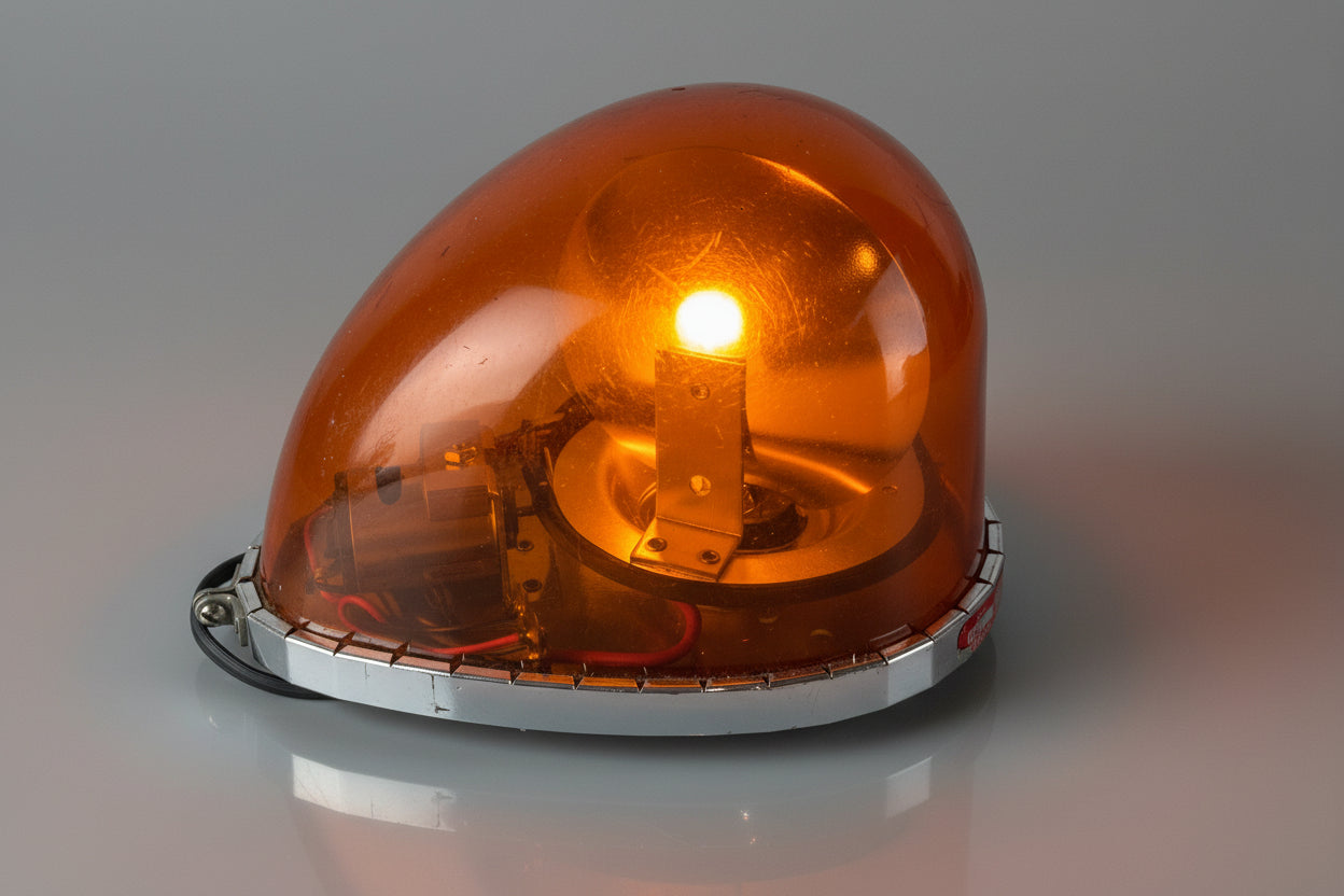 Federal Signal Amber Fire Ball FireBall Beacon Model: FBH11 Series A2