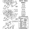 Federal Signal Grille Lights Model GL1 GL1H GL1ST GL2H GL2ST GLMK - Parts List
