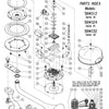 Federal Signal Horn Traffic Blaster Model 58-012 Series B1 58-024 Series B1 58-032 Series A2 - Parts List