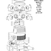 Federal Signal Light CJ184 Series A1 E1 CJ284 Series A3 A4 - Parts List