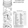 Federal Signal Light ElectraFlash Model 141-012 141-024 - Parts List