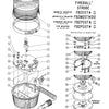 Federal Signal Light Fire Ball Strobe FB2DST FB2MDST FB2PDST - Parts List