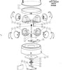 Federal Signal Light Model 184 Series A3 184H 184HQ - Parts List