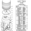 Federal Signal Light StarFire Strobe Model 131ST 131DST - Parts List