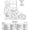 Federal Signal Light Vitalite Model 121S Series B - Parts List