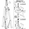 Kits de montaje para cazas nocturnos Federal Signal FL3DK FL3PK FL3TK - Lista de piezas