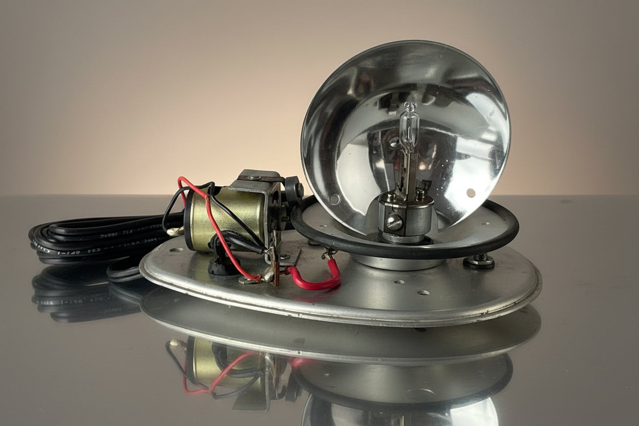 Federal Signal Red Fire Ball FireBall Beacon Model: FBH11 Series A2