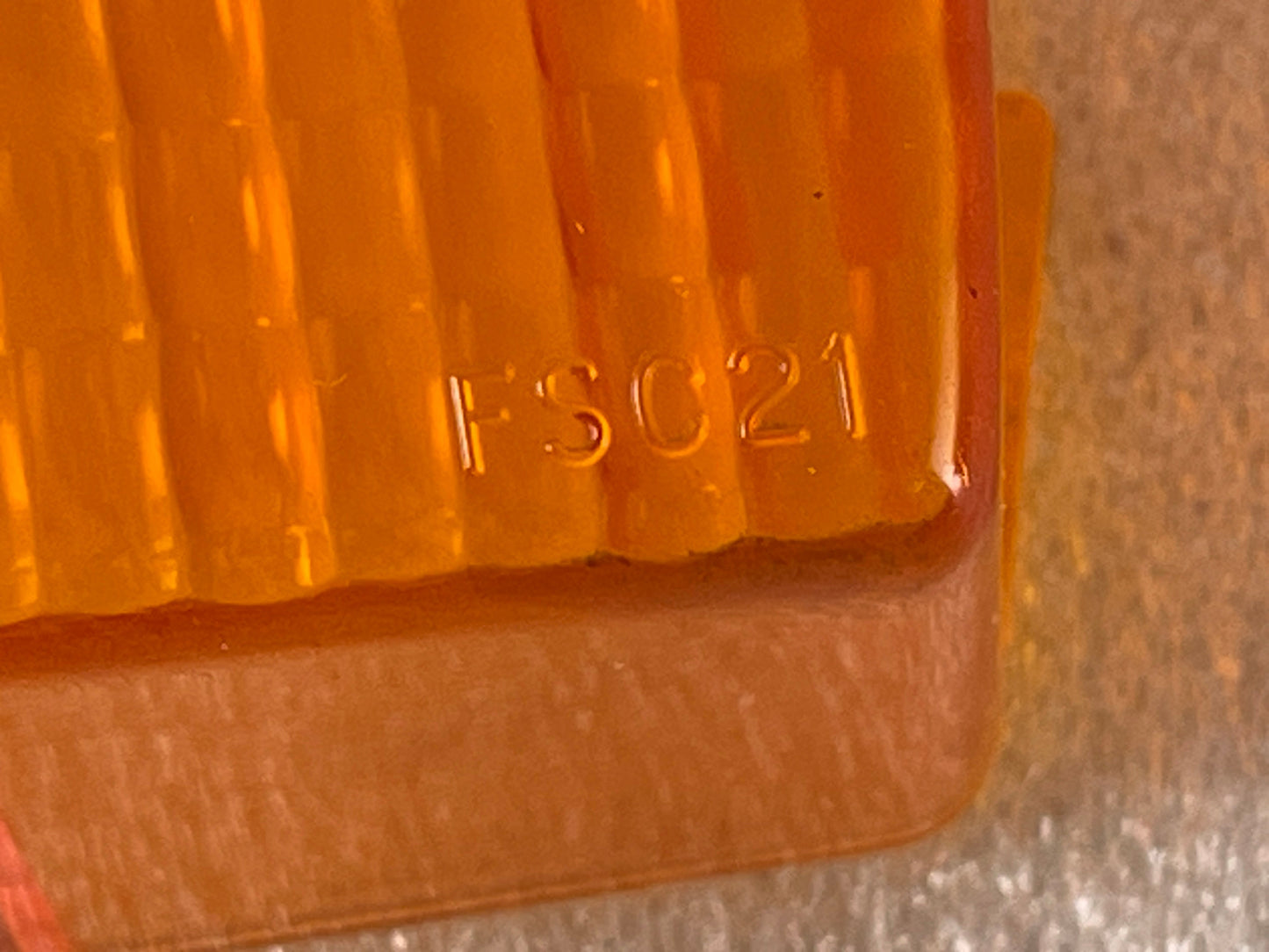 Federal Signal SignalMaster LP1 - Amber Replacement Lens FSC21