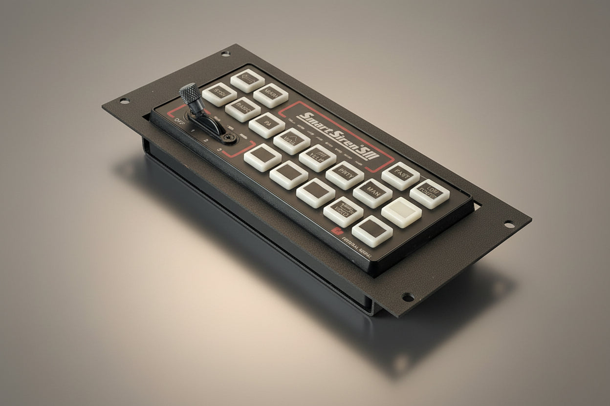 Federal Signal SmartSiren Smart Siren SM Siren Lightbar Keypad Controller with Bracket