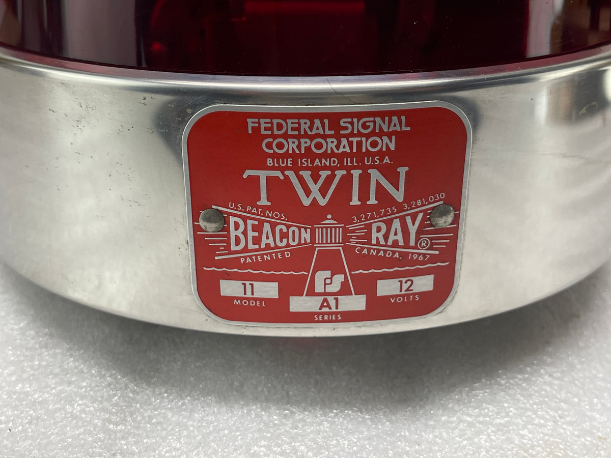Federal Signal Visibar Lightbar - Rotator Drive Head with Red Dome