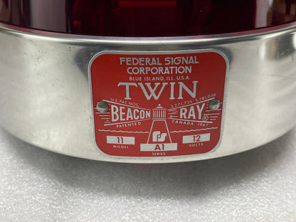 Federal Signal Visibar Lightbar - Rotator Drive Head with Red Dome