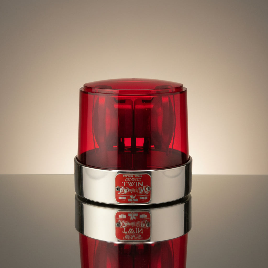 Federal Signal Visibar Lightbar - Rotator Slave Head with Red Dome