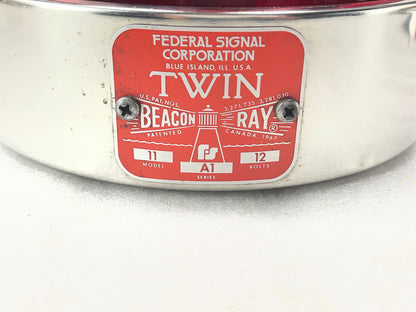 Federal Signal Visibar Lightbar - Rotator Slave Head with Red Dome