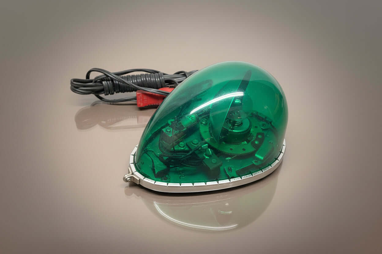 Federal Signal Rare Green Fire Ball FireBall First Generation Beacon Model: FB-1 