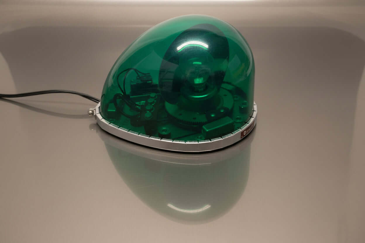 Federal Signal Rare Green Fire Ball FireBall First Generation Beacon Model: FB-1 