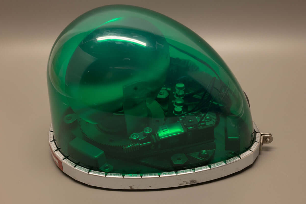 Federal Signal Rare Green Fire Ball FireBall First Generation Beacon Model: FB-1 