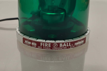 Federal Signal Rare Green Fire Ball FireBall First Generation Beacon Model: FB-1 