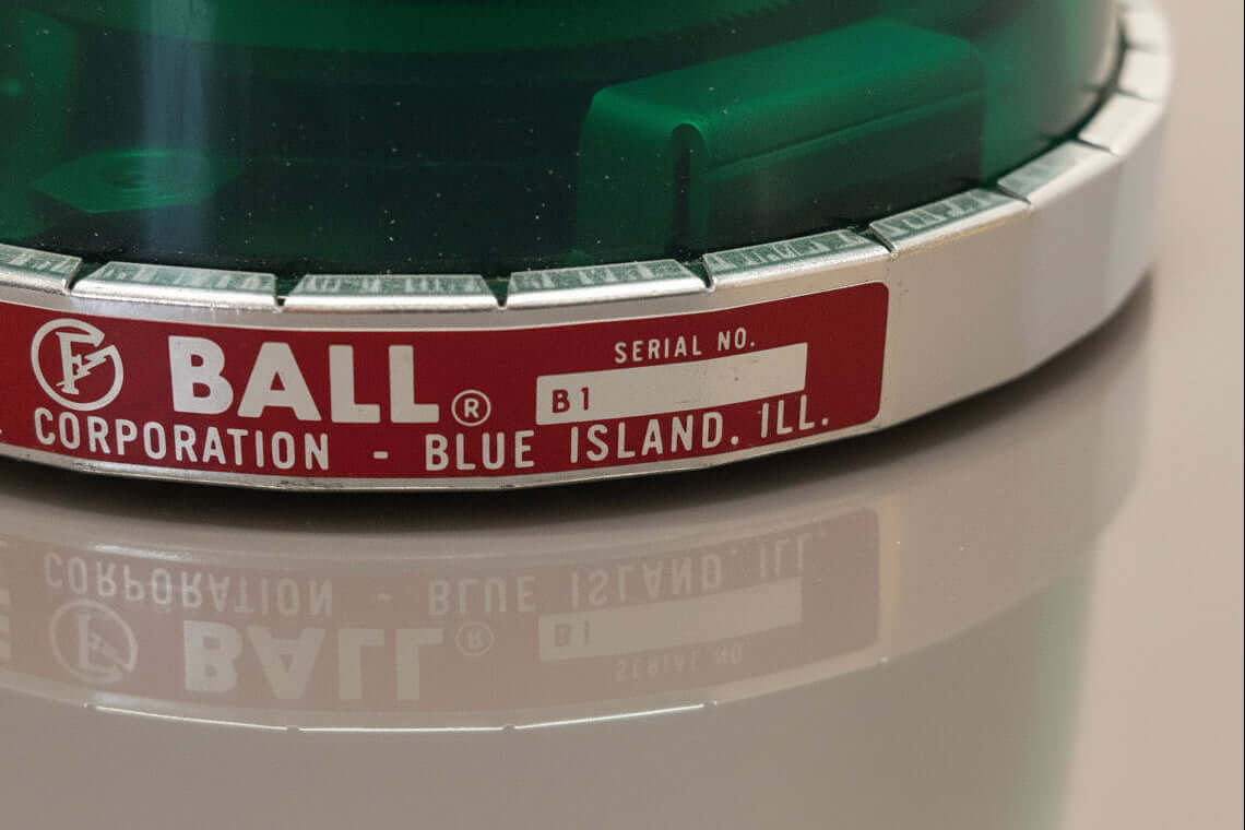 Federal Signal Rare Green Fire Ball FireBall First Generation Beacon Model: FB-1 