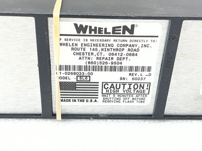 Whelen Edge 9000 Lightbar - Strobe Power Supply P/N: 01-0268033-00 / Model: SL6