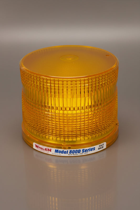 Whelen Strobe Beacon Amber Dome For Model 800D Series Beacon Light