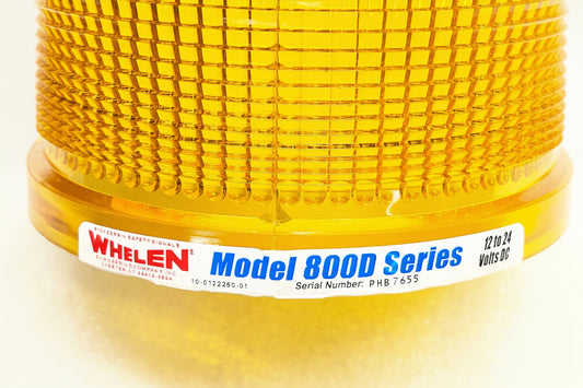 Whelen Strobe Beacon Amber Dome For Model 800D Series Beacon Light
