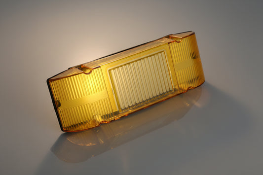 Whelen Edge 9000 9M Lightbar - New Amber End Cap With Clear Alley Light Lens