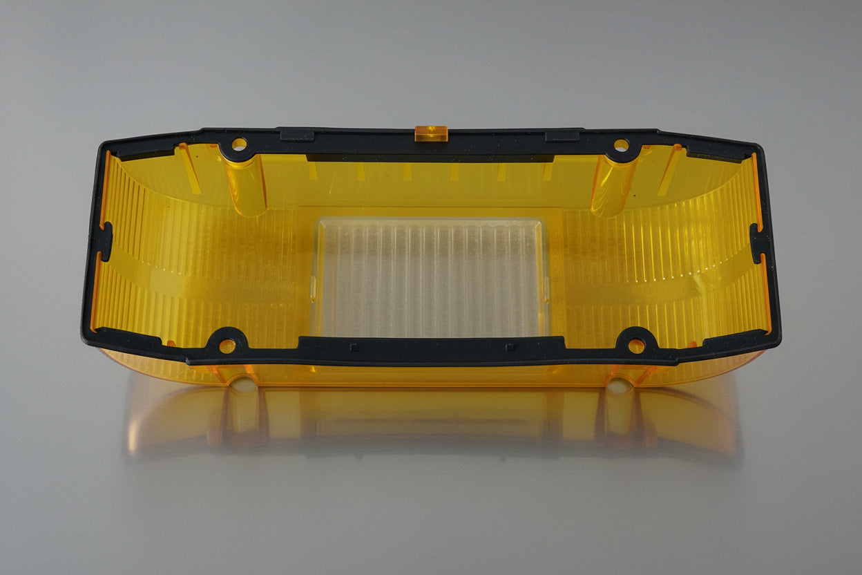 Whelen Edge 9000 9M Lightbar - New Amber End Cap With Clear Alley Light Lens