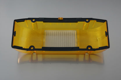 Whelen Edge 9000 9M Lightbar - New Amber End Cap With Clear Alley Light Lens