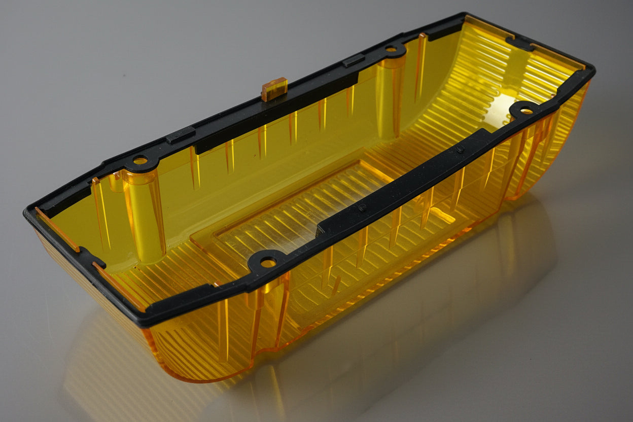 Whelen Edge 9000 9M Lightbar - New Amber End Cap With Clear Alley Light Lens
