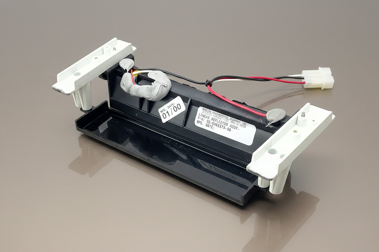 Whelen Edge 9000 Lightbar - Center Strobe Linear Reflector Assy P/N: 02-0362573-00