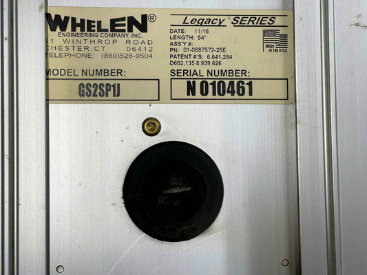 Whelen Legacy Lightbar - Frame Only for 54" Lightbar