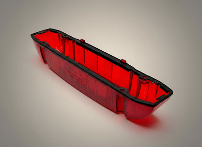 Whelen Liberty Patriot Lightbar - Red End Cap with Clear Alley Light Lens, Gasket and Screws