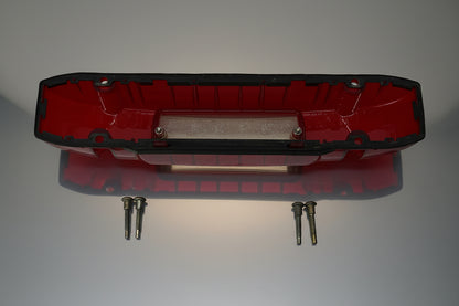 Whelen Liberty Patriot Lightbar - Red End Cap with Clear Alley Light Lens, Gasket and Screws