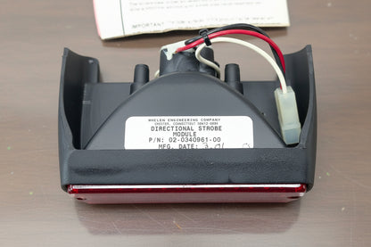 Whelen Red Grill Strobe Light Assembly GRLSTRR1 Part 02-0340961-00