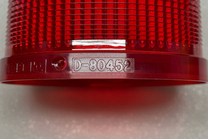 Whelen Strobe Beacon Red Dome P/N: D-80452