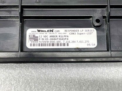 Whelen Responder LP Series Base Plate Mold 81890 Used Condition